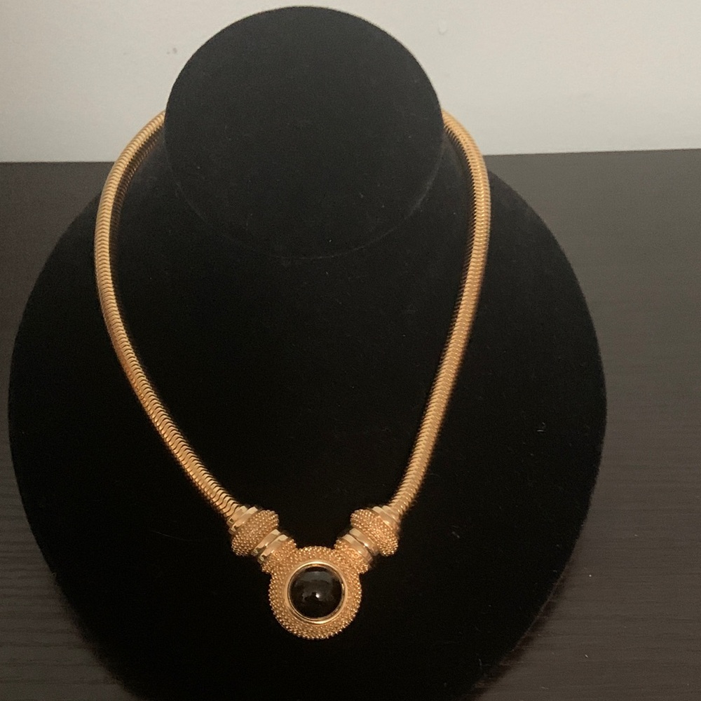 Versatile 3 in 1 Gold-Tone Necklace by E.Pearl